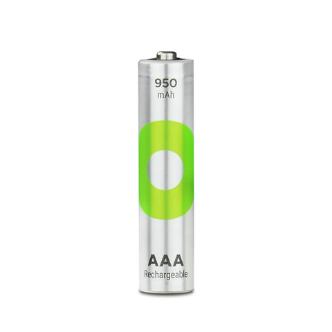 GP R03 AAA ReCyko 950mAh įkraunamos baterijos 4 vnt. (smėlio sp. pakuotė)