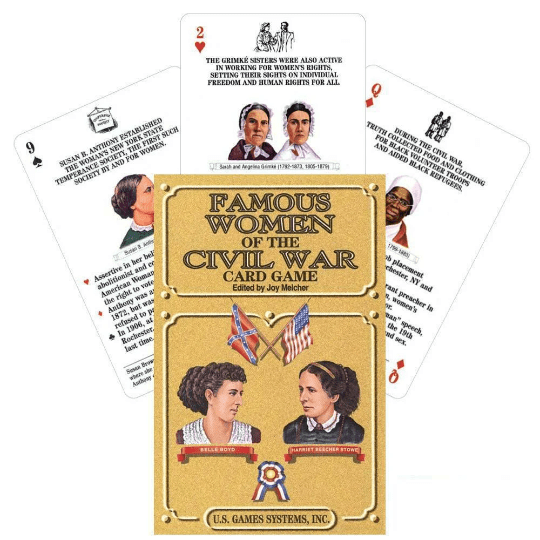 Famous Women of the Civil War žaidimo kortos - OBUOLYS