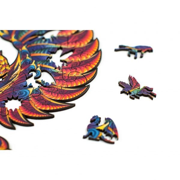 Fenix Dėlionė Iš Medžio L Dydis (240 detalių) Fantasy Puzzles - OBUOLYS