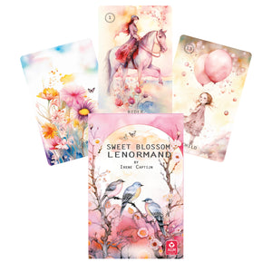 Sweet blossom lenormand: švelni ir viltinga Lenormand kortų kaladė