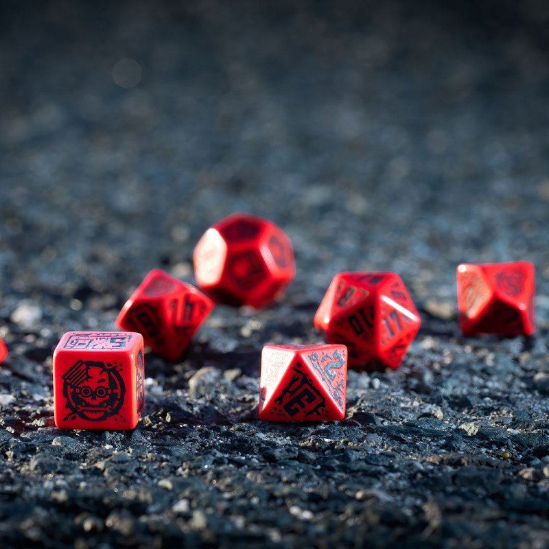 Final Race Dice Set: Engine Roar kauliukų rinkinys - OBUOLYS