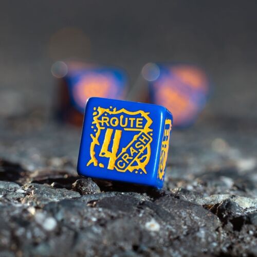 Final Race Dice Set: Road Fever kauliukų rinkinys - OBUOLYS