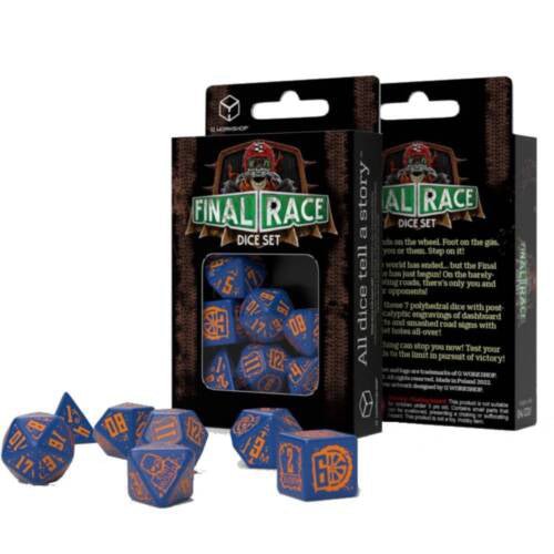Final Race Dice Set: Road Fever kauliukų rinkinys - OBUOLYS