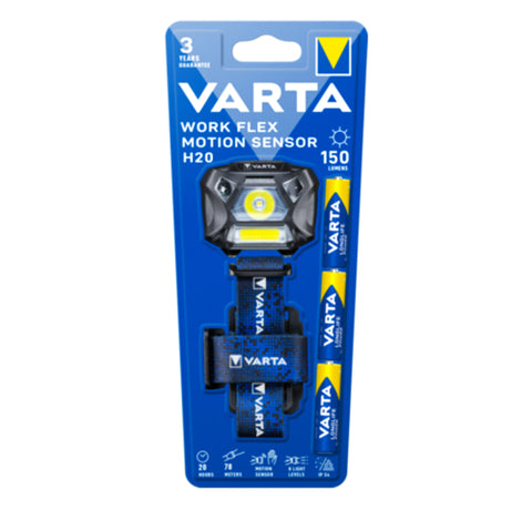 Varta Work Flex Motion Sensor H20 18648 prožektorius ant galvos