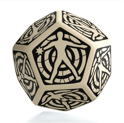 D12 Hit Location kauliukas smėlio ir juodos sp Q workshop