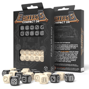 Fortress Compact D6 Black & Beige kauliukų rinkinys Q - workshop - OBUOLYS