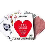 Fournier 2500 pokerio kortos (Raudonos) - OBUOLYS