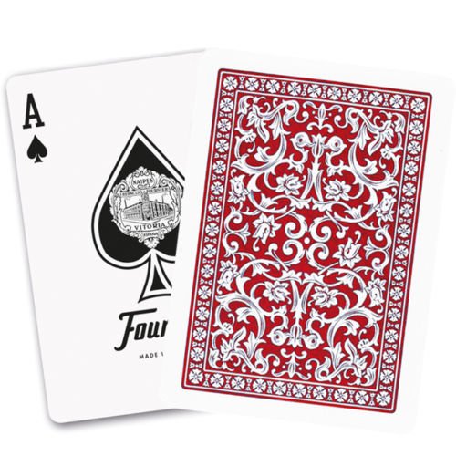 Fournier 505 pokerio kortos (Raudona) - OBUOLYS