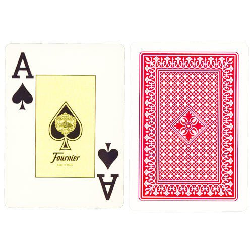 Fournier 818 pokerio kortos (Raudona) - OBUOLYS