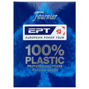 Fournier EPT pokerio kortos (Mėlynos) - OBUOLYS