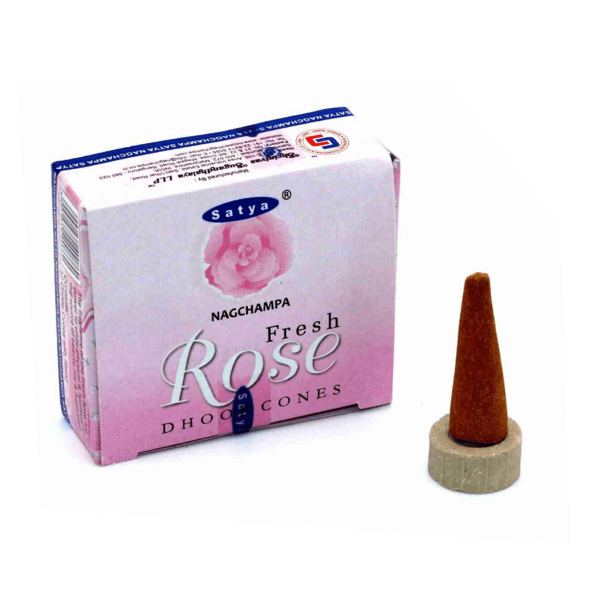 Fresh Rose kūginiai smilkalai Satya - OBUOLYS