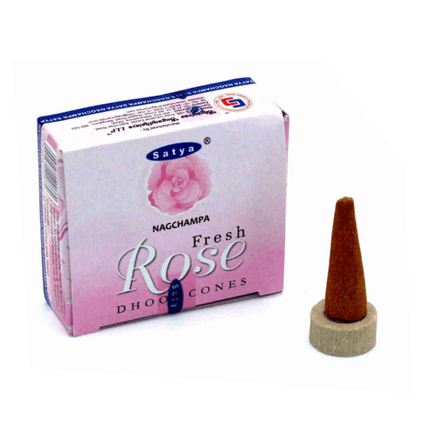Fresh Rose kūginiai smilkalai Satya - OBUOLYS