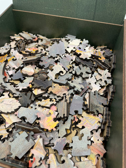 M.K. Čiurlionis Angelas Medinė dėlionė XL dydis (700 detalės) Fantasy Puzzles