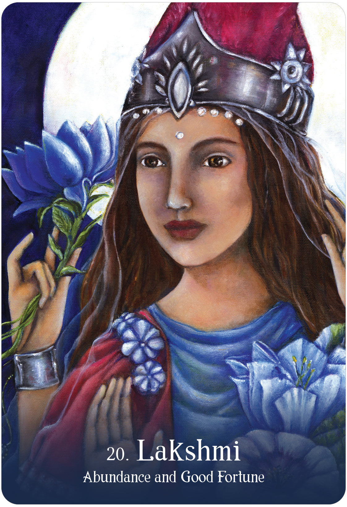 Sacred Mothers and Goddesses Oracle kortos Blue Angel