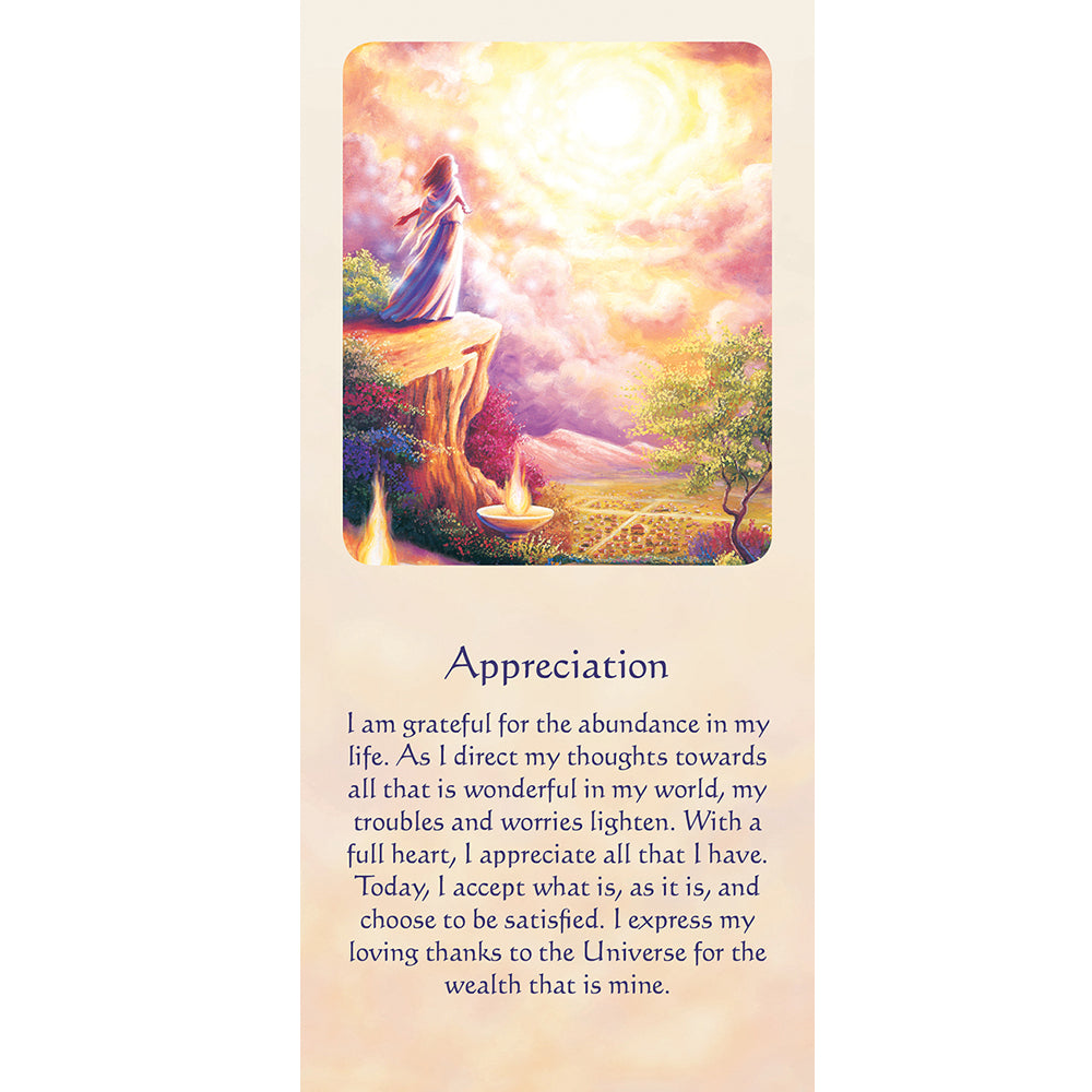 Inspirational kortos Messages of Life Blue Angel