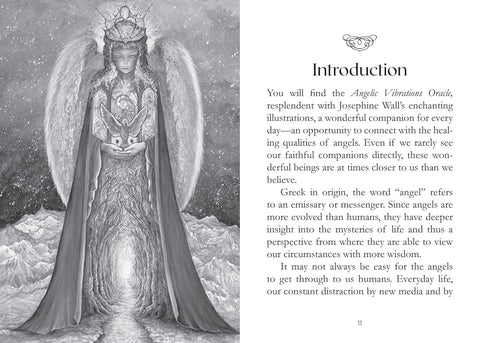 Angelic Vibrations Oracle kortos Findhorn Press