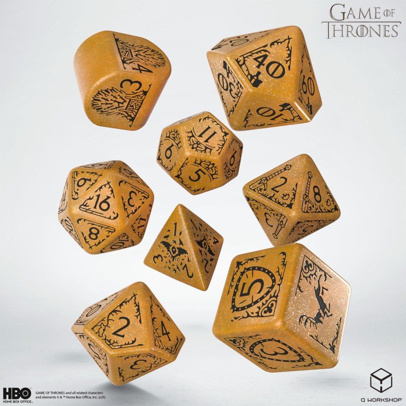 Game of Thrones. Baratheon kauliukų rinkinys Q - WORKSHOP - OBUOLYS