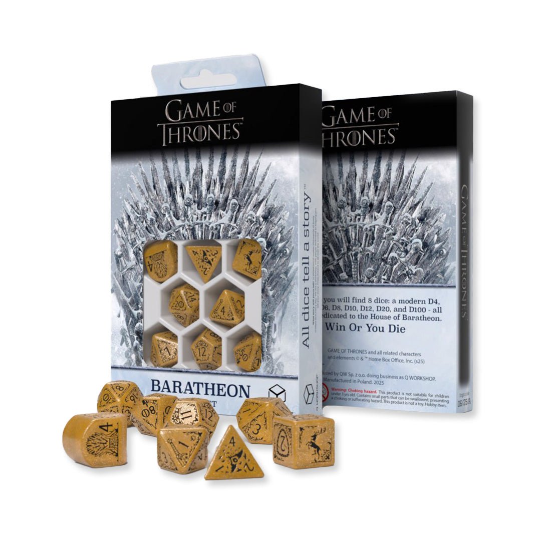 Game of Thrones. Baratheon kauliukų rinkinys Q - WORKSHOP - OBUOLYS