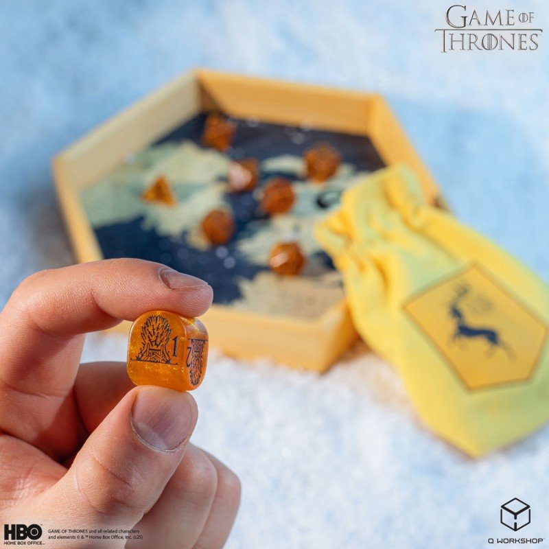 Game of Thrones. Baratheon kauliukų rinkinys Q - WORKSHOP - OBUOLYS