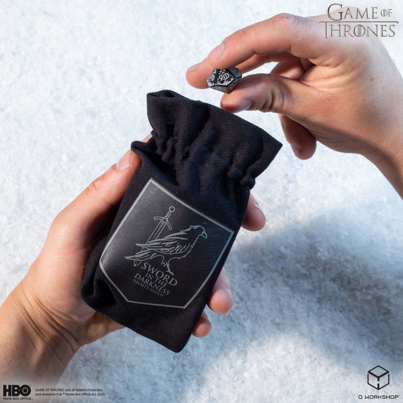 Game of Thrones. Night's Watch kauliukų maišelis Q - Workshop - OBUOLYS