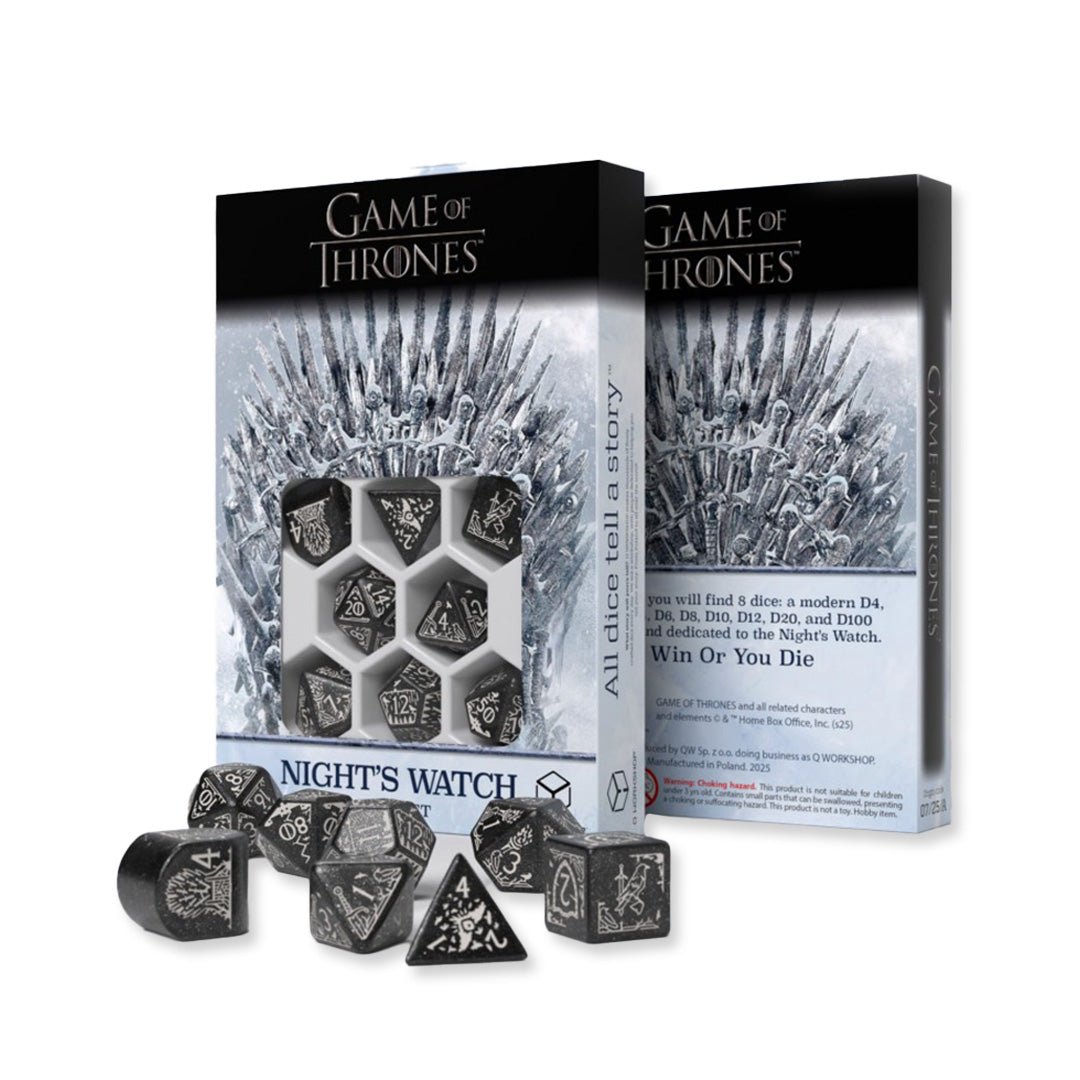 Game of Thrones. Night's Watch kauliukų rinkinys Q - WORKSHOP - OBUOLYS