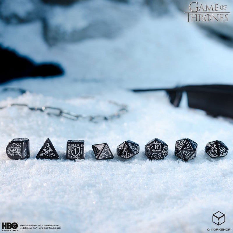 Game of Thrones. Night's Watch kauliukų rinkinys Q - WORKSHOP - OBUOLYS