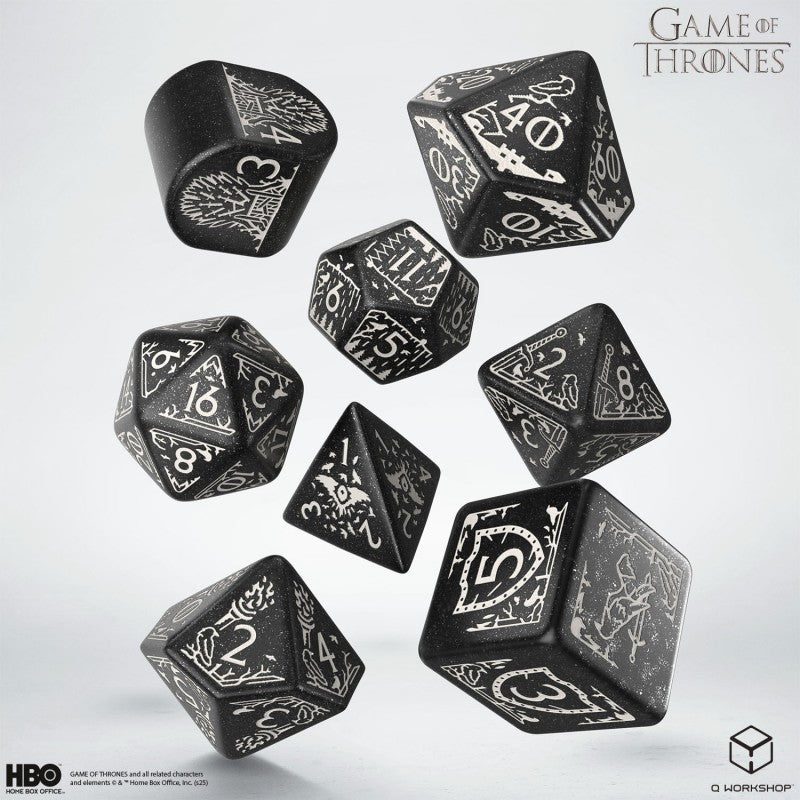 Game of Thrones. Night's Watch kauliukų rinkinys Q - WORKSHOP - OBUOLYS
