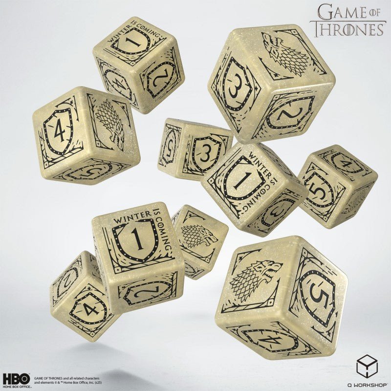 Game of Thrones. Stark kauliukų rinkinys 10xD6 Q - WORKSHOP - OBUOLYS