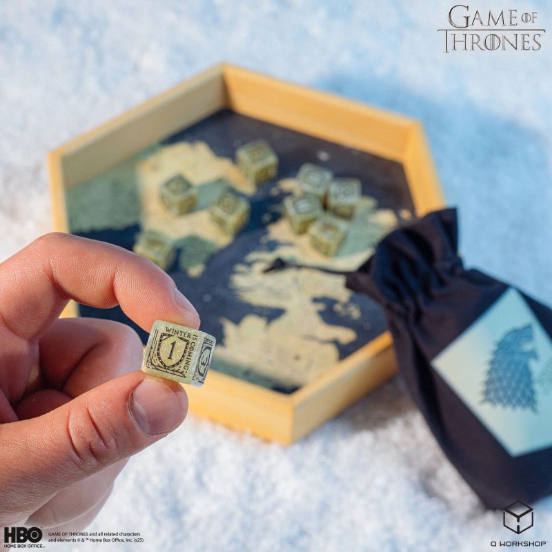Game of Thrones. Stark kauliukų rinkinys 10xD6 Q - WORKSHOP - OBUOLYS