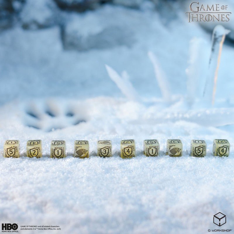 Game of Thrones. Stark kauliukų rinkinys 10xD6 Q - WORKSHOP - OBUOLYS