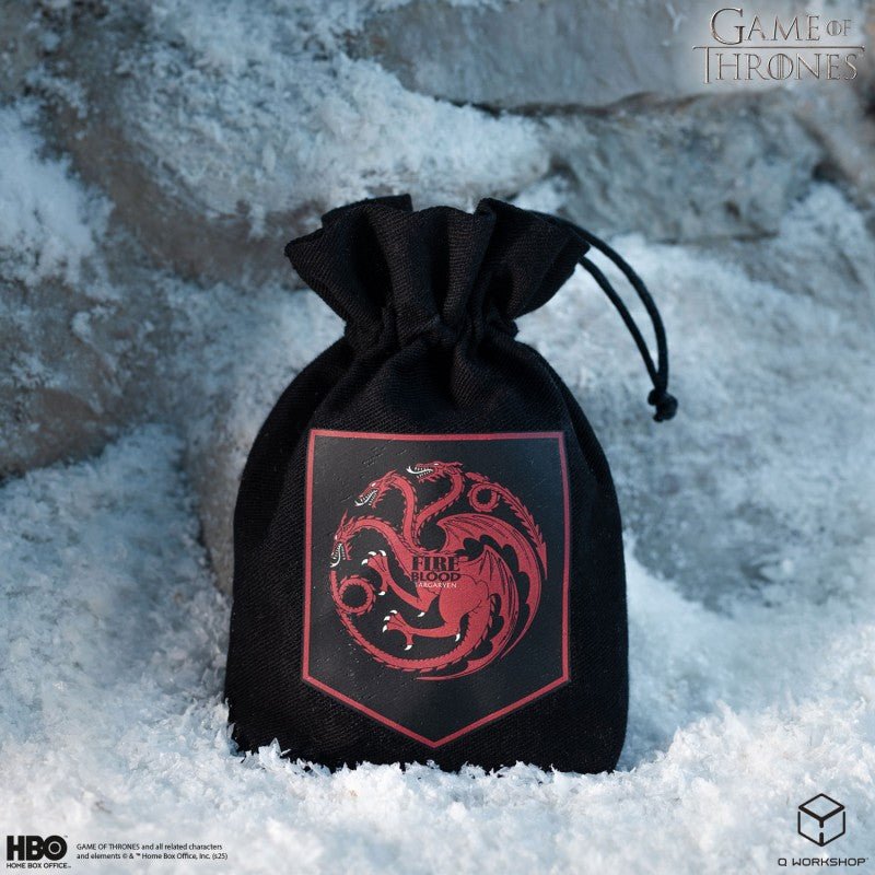 Game of Thrones. Targaryen kauliukų maišelis Q - Workshop - OBUOLYS