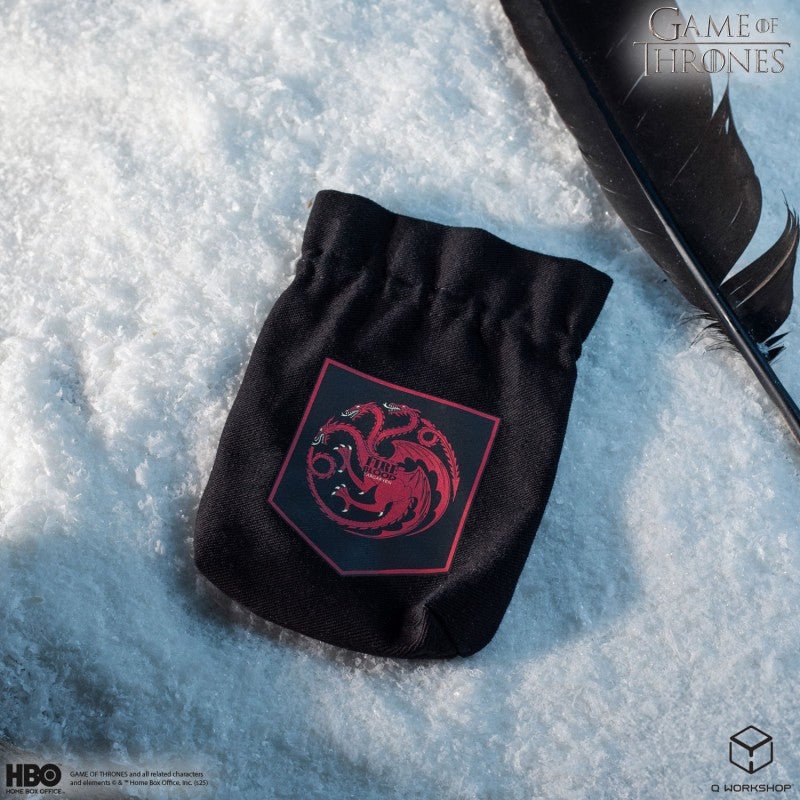 Game of Thrones. Targaryen kauliukų maišelis Q - Workshop - OBUOLYS
