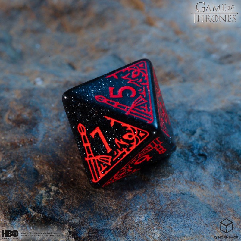 Game of Thrones. Targaryen kauliukų rinkinys Q - WORKSHOP - OBUOLYS