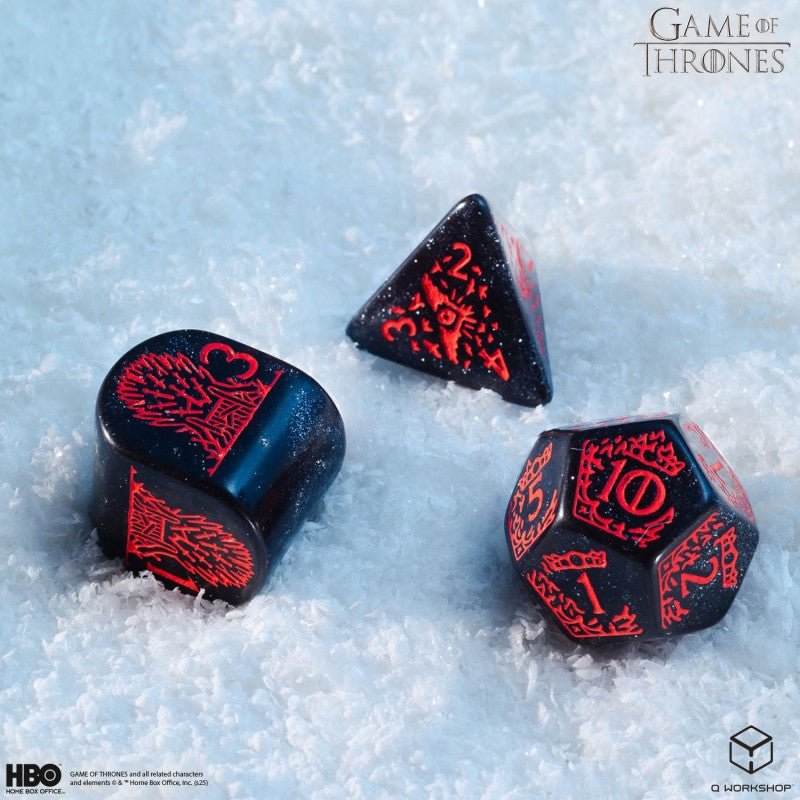 Game of Thrones. Targaryen kauliukų rinkinys Q - WORKSHOP - OBUOLYS