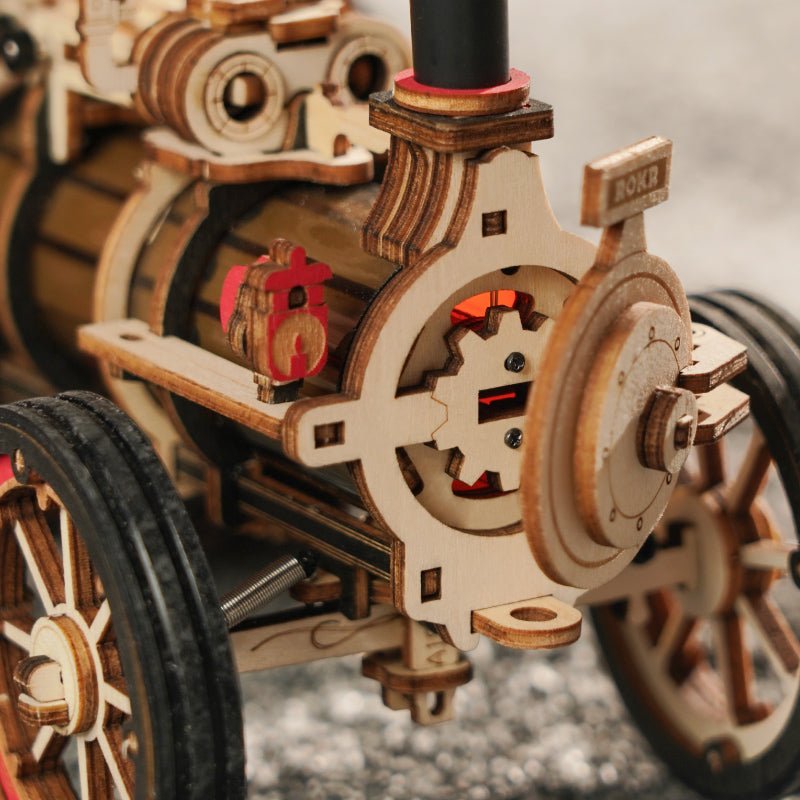 GARVEŽYS: 3D medinė dėlionė mechanikos entuziastams - OBUOLYS