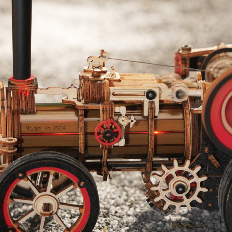 GARVEŽYS: 3D medinė dėlionė mechanikos entuziastams - OBUOLYS