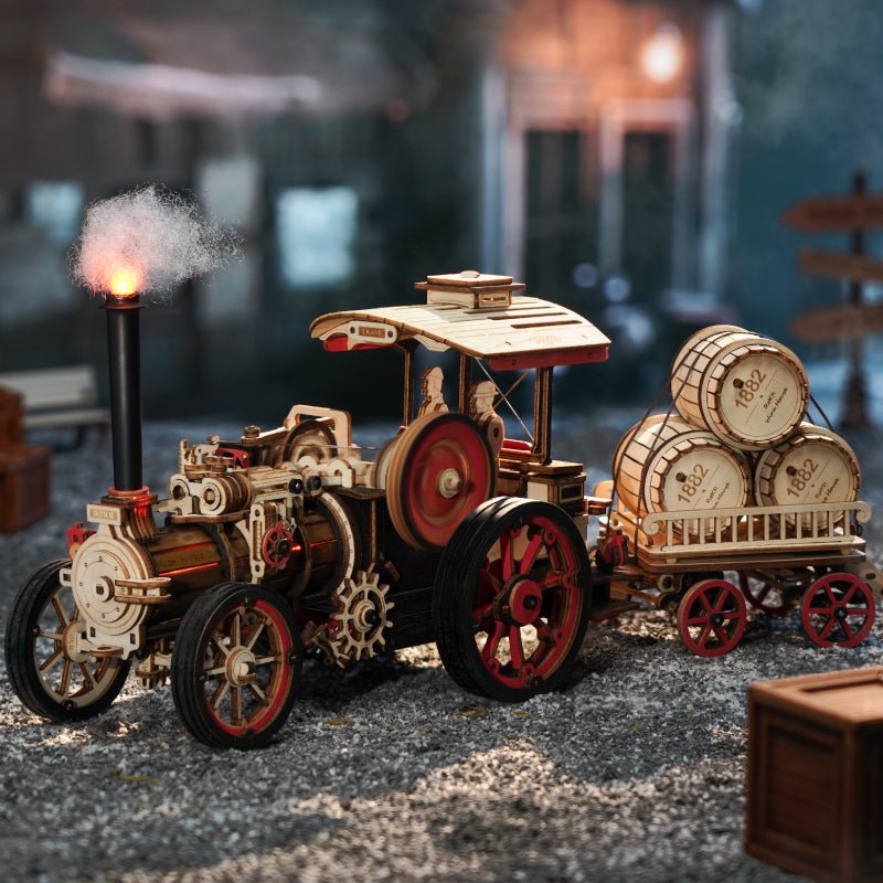 GARVEŽYS: 3D medinė dėlionė mechanikos entuziastams - OBUOLYS