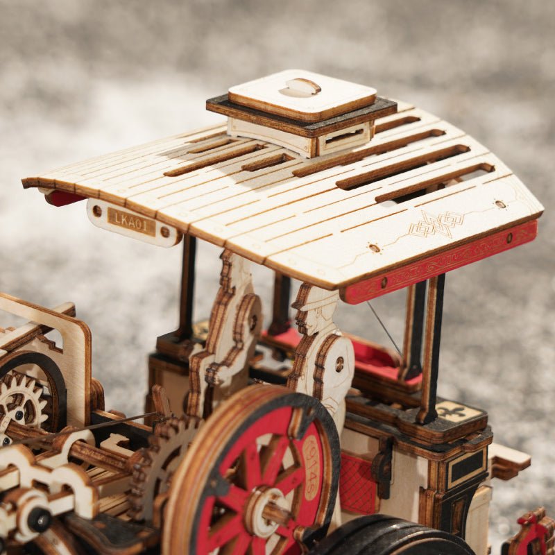 GARVEŽYS: 3D medinė dėlionė mechanikos entuziastams - OBUOLYS