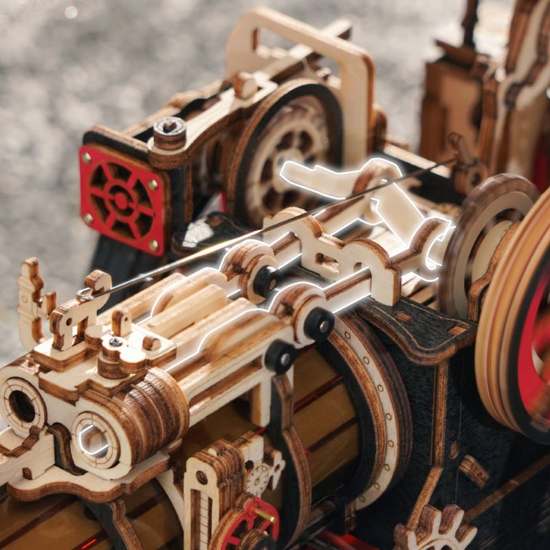 GARVEŽYS: 3D medinė dėlionė mechanikos entuziastams - OBUOLYS