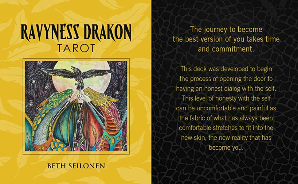 Ravyness Drakon Tarot kortos Schiffer Publishing
