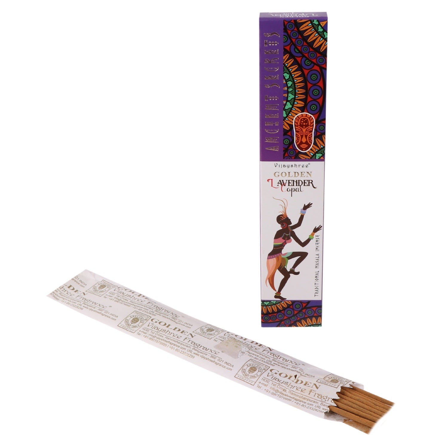 Golden Ancient Series Copal and Lavender Smilkalai Vijayshree - OBUOLYS