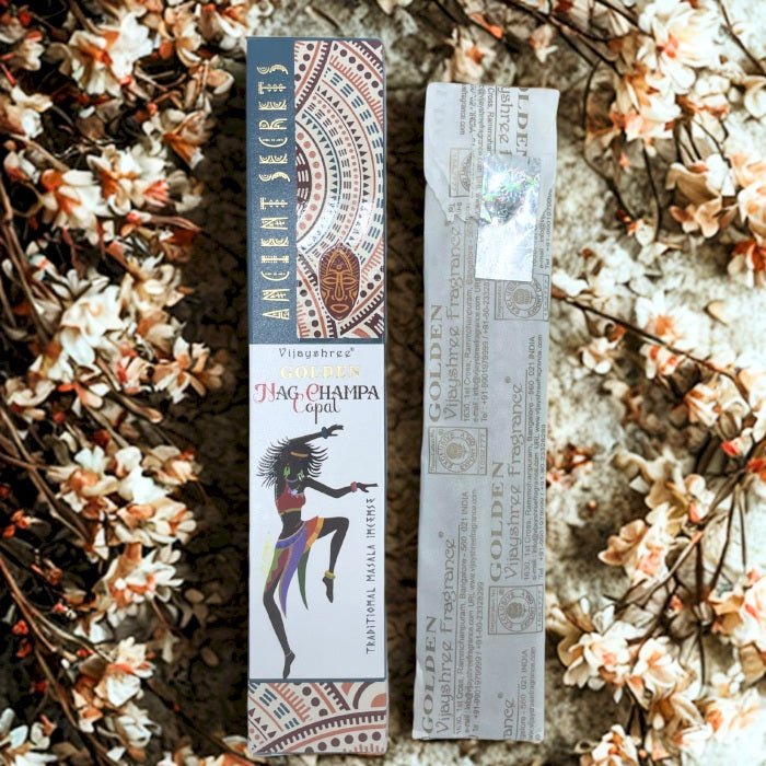 Golden Ancient Series Copal and Nag Champa Smilkalai Vijayshree - OBUOLYS