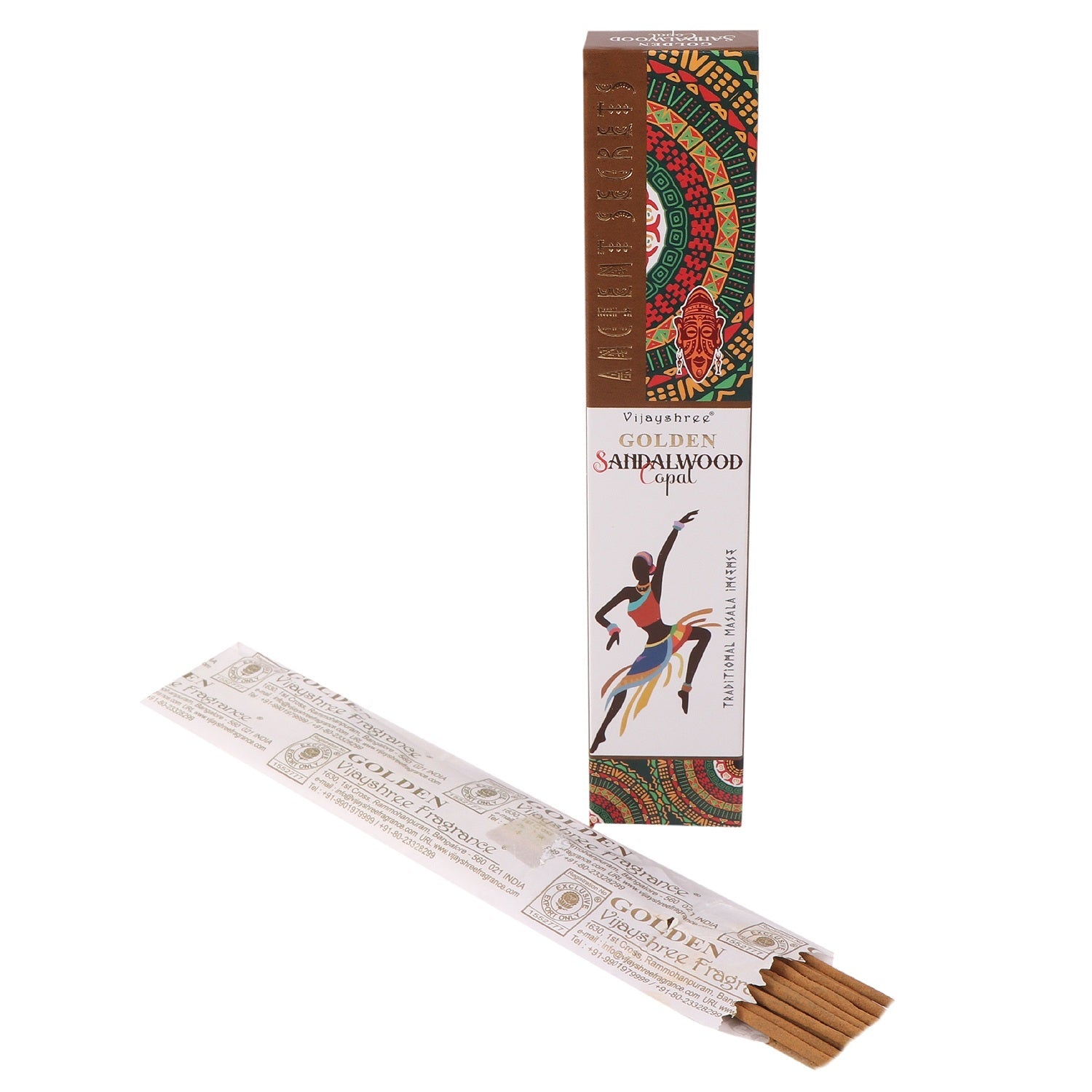 Golden Ancient Series Copal and Sandalwood Smilkalai Vijayshree - OBUOLYS