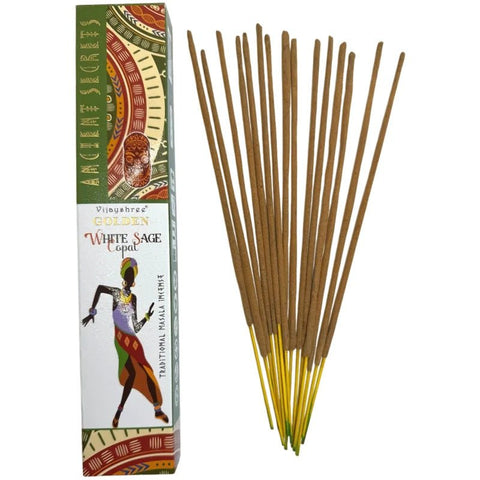Golden Ancient Series Copal and White Sage Smilkalai Vijayshree - OBUOLYS