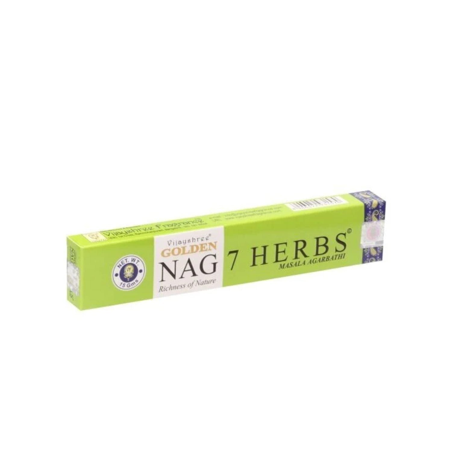 Golden Nag – 7 Herbs Smilkalai Vijayshree - OBUOLYS