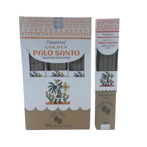 Golden Palo Santo smilkalų lazdelės - OBUOLYS