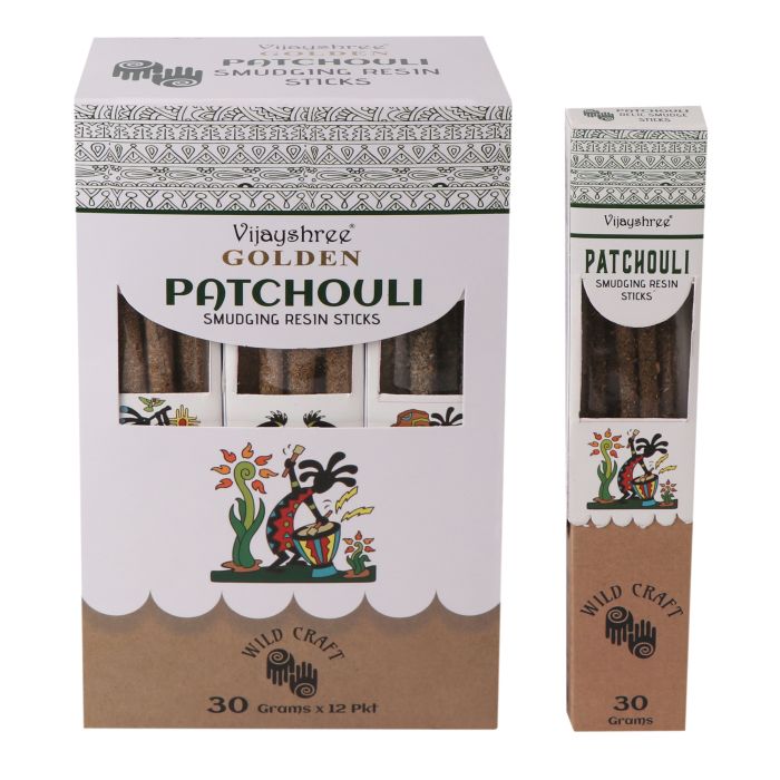 Golden Patchouli smilkalų lazdelės - OBUOLYS