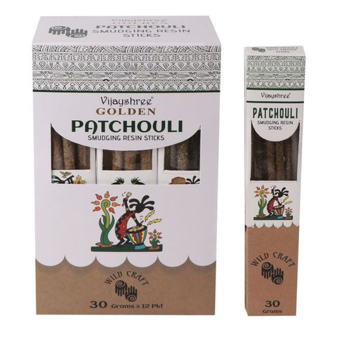 Golden Patchouli smilkalų lazdelės - OBUOLYS