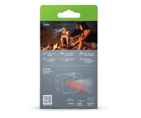 GP DISCOVERY Motion Sensor Headlamp CH44 žibintas ant galvos - OBUOLYS