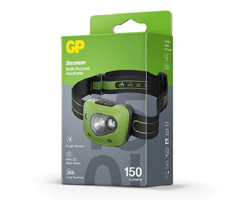 GP DISCOVERY Multi Purpose Headlamp CH43 žibintas ant galvos - OBUOLYS